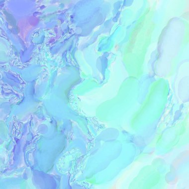 Soyut doku. Yüzeyde etkileyici el yapımı suluboya. Suluboya fırça darbeleri. Modern sanat. Çok renkli arkaplan. Çağdaş duvar sanatı. Renkli bir fon. 2d illüstrasyon.