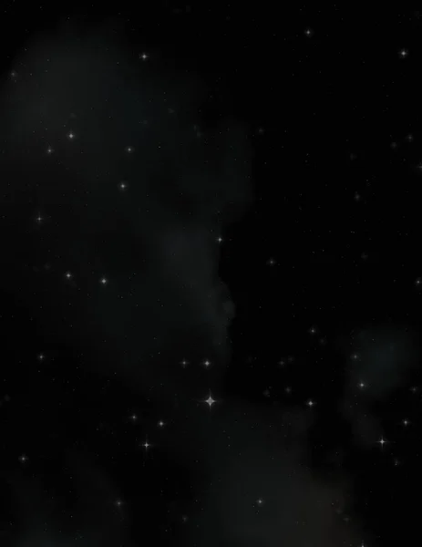 Зоряне Поле Галактичному Просторі Різнокольоровою Туманністю Науковий Фон Глибокого Космосу — стокове фото