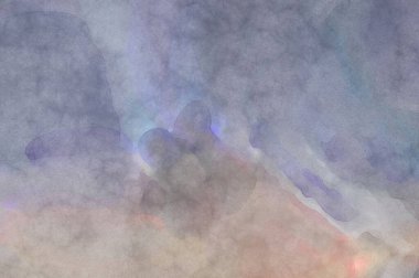 Alkol mürekkebini andıran rahatlatıcı fırça darbelerinin modern resmi. Poster, duvar sanatı, afiş, kart, kitap kapağı veya ambalaj için pastel renkli suluboya resim.