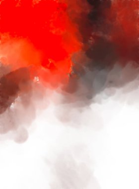 Soyut doku. Yüzeyde etkileyici el yapımı suluboya. Suluboya fırça darbeleri. Modern sanat. Çok renkli arkaplan. Çağdaş duvar sanatı. Renkli bir fon. 2d illüstrasyon.