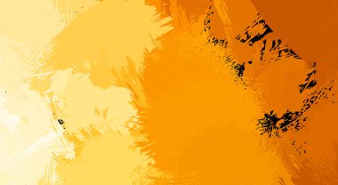 Canlı fırça darbeleriyle boyanmış. Renkli desenli resim. Fırçalanmış duvar kağıdını boya.