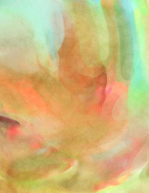 2D çizim. Sanatsal arkaplan resmi. Tablo üzerinde soyut resim. Çağdaş sanat. El yapımı resim. Renkli doku. Modern sanat eserleri. Yüzeyde suluboya fırça darbeleriyle boyama.