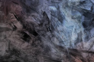 Modern sanat. Taranmış Boyalı Soyut Arkaplan. Fırça darbesi ile boyanmış. Boya darbeleri. 2B Görüntü