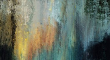 Modern sanat. Renkli çağdaş sanat eserleri. Renkli boya darbeleri. Soyut arkaplanda fırça darbeleri. Fırça boyası. Eşsiz duvar sanatı.