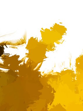 Taranmış Boyalı Soyut Arkaplan. Vahşi kaotik fırça darbeleri. Boya darbeleri. 2D İllüstrasyon. Fırça darbeli resim. 