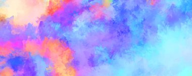 Sanatsal canlılık ve renkli duvar kağıdı. Taranmış Soyut Arkaplan. Fırça darbeli resim. 