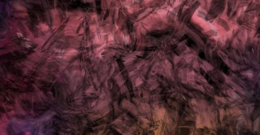 Modern sanat. Taranmış Boyalı Soyut Arkaplan. Fırça darbesi ile boyanmış. Boya darbeleri. 2B Görüntü