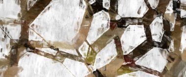 Soyut arkaplanda pürüzlü fırça darbeleri. Fırça boyası. Renkli boya darbeleri. Eşsiz duvar sanatı. Tuvaldeki modern sanat. Renkli çağdaş sanat eserleri. 