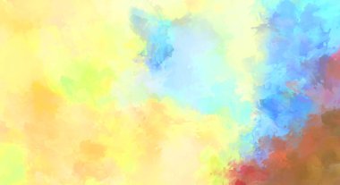 Renkli fırça darbelerinin soyut arkaplanı. fırçalanmış canlı duvar kağıdı. resmedilmiş sanat eseri. Eşsiz ve yaratıcı illüstrasyon.