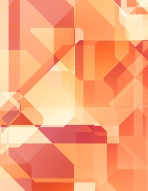 Renkli ve canlı geometrik şekiller katmanları var. Bir teknoloji planının dijital illüstrasyonu. Gelecekçi tasarım şablonu.