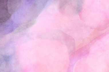 Alkol mürekkebini andıran rahatlatıcı fırça darbelerinin modern resmi. Poster, duvar sanatı, afiş, kart, kitap kapağı veya ambalaj için pastel renkli suluboya resim.