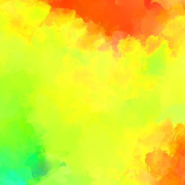 Yaratıcı soyut resim. Artistik fırça darbeleriyle donatılmış. Renkli ve canlı bir illüstrasyon. boyalı sanat.