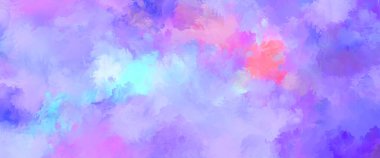 Sanatsal soyut arkaplan. Doku boyalı duvar kağıdı. Boya darbeleriyle yaratıcı bir illüstrasyon. Fırça desenli resim.