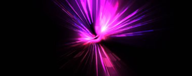 Fütürist mercek patlaması. Parlayan parçacıkları ve çizgileri olan ışık patlaması yıldızı. Güzel soyut ışın arkaplanı.