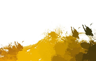 Taranmış Boyalı Soyut Arkaplan. Vahşi kaotik fırça darbeleri. Boya darbeleri. 2D İllüstrasyon. Fırça darbeli resim. 