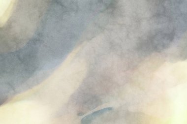 Alkol mürekkebini andıran rahatlatıcı fırça darbelerinin modern resmi. Poster, duvar sanatı, afiş, kart, kitap kapağı veya ambalaj için pastel renkli suluboya resim.