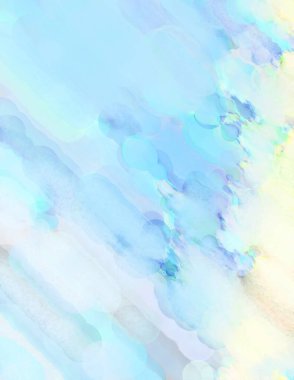 2D çizim. Sanatsal arkaplan resmi. Tablo üzerinde soyut resim. Çağdaş sanat. El yapımı resim. Renkli doku. Modern sanat eserleri. Yüzeyde suluboya fırça darbeleriyle boyama.