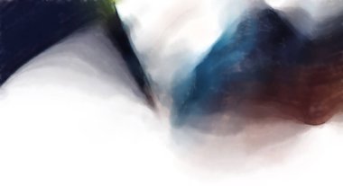 Modern sanat. Renkli çağdaş sanat eserleri. Renkli boya darbeleri. Soyut arkaplanda fırça darbeleri. fırça boyası.