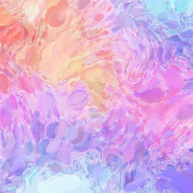 El yapımı sürreal soyut desenli suluboya. Modern sanatsal resim. 2D çizim. Arkaplan boyası karışımı. Yaratıcı duvar sanatı. Çağdaş sanat.