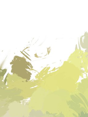 Taranmış Boyalı Soyut Arkaplan. Vahşi kaotik fırça darbeleri. Boya darbeleri. 2D İllüstrasyon. Fırça darbeli resim. 