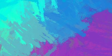 Sanatsal soyut arkaplan. Doku boyalı duvar kağıdı. Boya darbeleriyle yaratıcı bir illüstrasyon. Fırça desenli resim.