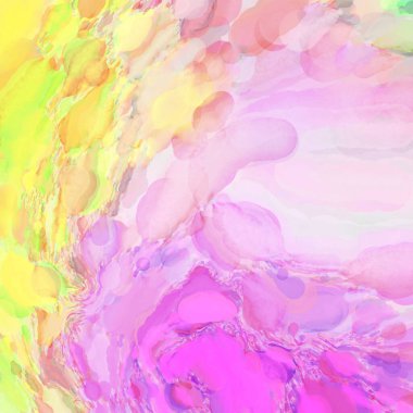 Soyut doku. Yüzeyde etkileyici el yapımı suluboya. Suluboya fırça darbeleri. Modern sanat. Çok renkli arkaplan. Çağdaş duvar sanatı. Renkli bir fon. 2d illüstrasyon.