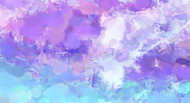 Taranmış Boyalı Soyut Arkaplan. Fırça darbesi ile boyanmış. Boya darbeleri. 2B Görüntü.