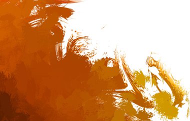 Duvar sanatı Eşsiz ve yaratıcı illüstrasyon. Fırça darbesi ile boyanmış. Renkli fırça darbelerinin soyut arkaplanı. Fırçalanmış canlı duvar kâğıdı. Boyalı sanatsal yaratım.