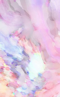 Çağdaş sanat. El yapımı resim. Modern sanat eserleri. Yüzeyde suluboya fırça darbeleriyle resim yapmak. 2D çizim. Sanatsal arkaplan resmi. Tablo üzerinde soyut resim. Renkli doku.