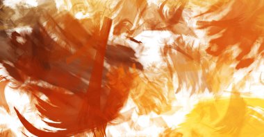 Sanatsal soyut arkaplan. Doku boyalı duvar kağıdı. Boya darbeleriyle yaratıcı bir illüstrasyon. Fırça desenli resim.