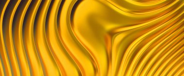 Soyut arkaplan. Renkli dalgalı yansıtıcı duvar kağıdı. Duvar kağıdı, afiş, arkaplan, kart, kitap kapağı veya web sitesi için grafiksel resimleme.