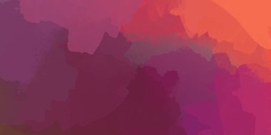 Yaratıcı bir geçmiş. Canlı fırça darbeleriyle boyanmış. Renkli desenli resim. Fırçalanmış duvar kağıdını boya.