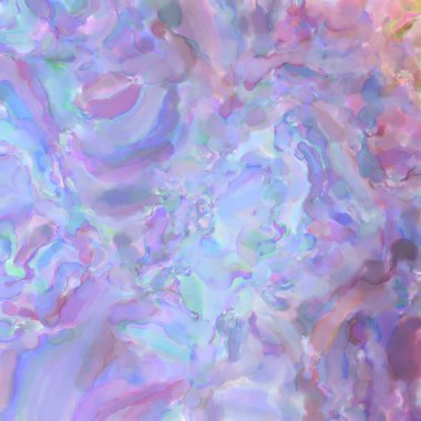 Çağdaş sanat. El işçiliğinin renkli dokusu. Modern resim. Yüzeyde suluboya vuruşlar. Sanatsal arkaplan resmi. Tablo üzerinde soyut resim. Fırça darbeleri.