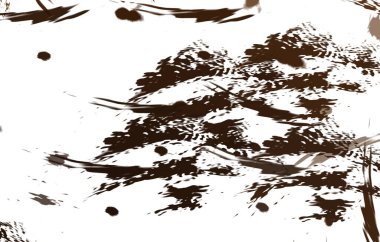 Renkli fırça darbelerinin 2B çizimi. Dekoratif doku resmi. Canlı boya desenli arka plan. Kaotik fırça darbeleri resim.