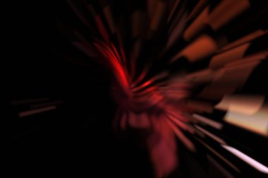 Işık parçacık izleri. Parlayan parçacıkları ve çizgileri olan ışık patlaması yıldızı. Güzel hareketli soyut ışın arkaplanı.