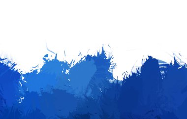 Taranmış Boyalı Soyut Arkaplan. Vahşi kaotik fırça darbeleri. Boya darbeleri. 2D İllüstrasyon. Fırça darbeli resim. 