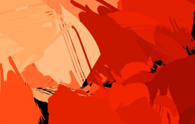 Sanatsal soyut arkaplan. Doku boyalı duvar kağıdı. Boya darbeleriyle yaratıcı bir illüstrasyon. Fırça desenli resim.