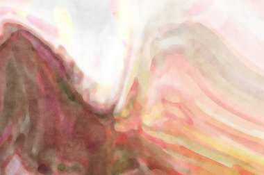 El yapımı sürreal soyut desenli suluboya. Modern sanatsal resim. 2D çizim. Arkaplan boyası karışımı. Yaratıcı duvar sanatı. Çağdaş sanat