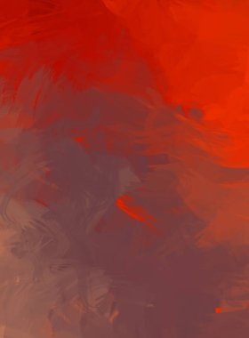 Renkli fırça darbelerinin 2D çizimi. Dekoratif desenli resim. canlı boya desenli arkaplan.