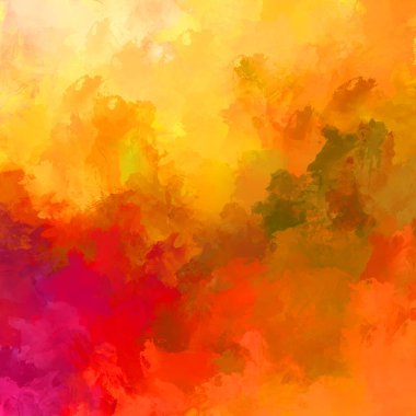 Boya darbeleri. 2D İllüstrasyon. Taranmış Boyalı Soyut Arkaplan. Fırça darbesi ile boyanmış. Modern sanat.