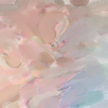 Çağdaş sanat. El işçiliğinin renkli dokusu. Modern resim. Yüzeyde suluboya vuruşlar. Sanatsal arkaplan resmi. Tablo üzerinde soyut resim. Fırça darbeleri. 