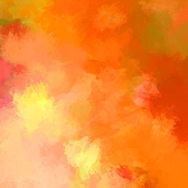 Canlı fırça darbeleriyle boyanmış. Renkli desenli resim. Fırçalanmış duvar kağıdını boya.