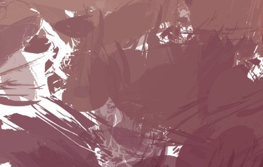 Sanatsal soyut arkaplan. Doku boyalı duvar kağıdı. Boya darbeleriyle yaratıcı bir illüstrasyon. Fırça desenli resim.