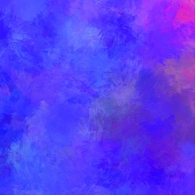 Duvar sanatı Eşsiz ve yaratıcı illüstrasyon. Fırça darbesi ile boyanmış. Renkli fırça darbelerinin soyut arkaplanı. Fırçalanmış canlı duvar kâğıdı. Boyalı sanatsal yaratım.