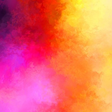 Canlı fırça darbeleriyle boyanmış. Renkli desenli resim. Fırçalanmış duvar kağıdını boya.