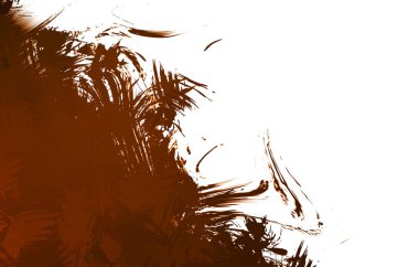 Duvar sanatı Eşsiz ve yaratıcı illüstrasyon. Fırça darbesi ile boyanmış. Renkli fırça darbelerinin soyut arkaplanı. Fırçalanmış canlı duvar kâğıdı. Boyalı sanatsal yaratım.