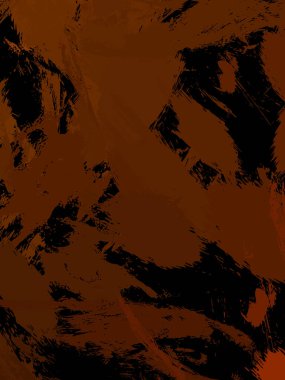 Vahşi fırça darbeleriyle yaratıcı soyut resim. Artistik fırça darbeleriyle donatılmış. Renkli ve canlı bir tasvir. Boyalı sanat.