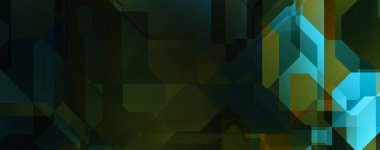 Soyut geometrik duvar kağıdı. Geometrik renkli şekiller. Çokgen arka plan. Bir teknolojinin dijital illüstrasyonuName.