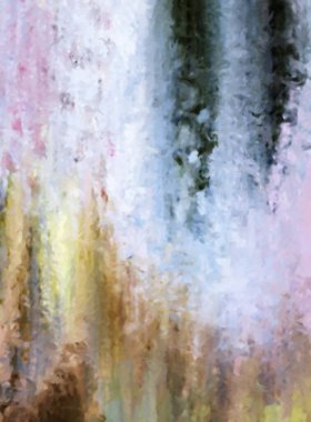 Modern sanat. Renkli çağdaş sanat eserleri. Renkli boya darbeleri. Soyut arkaplanda fırça darbeleri. Fırça boyası. Eşsiz duvar sanatı.