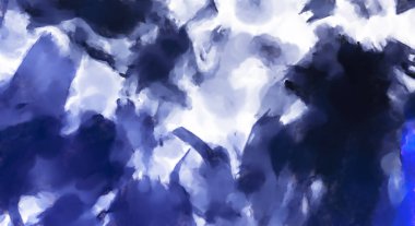 El yapımı sürreal soyut desenli suluboya. Modern sanatsal resim. 2D çizim. Arkaplan boyası karışımı. Yaratıcı duvar sanatı. Çağdaş sanat